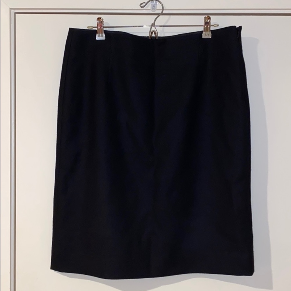J. Crew Wool Pencil Skirt - Black Only